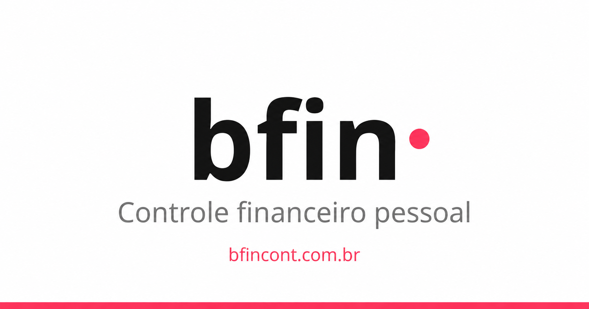 bfin · Controle financeiro pessoal